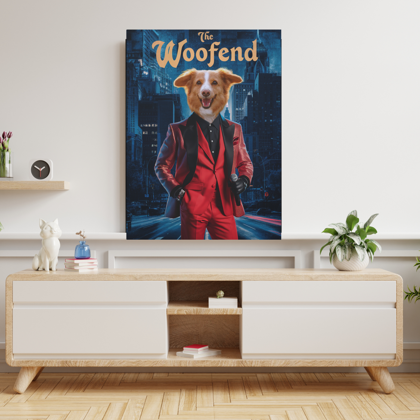 The Woofend Dog Portrait – Custom Pet Art for Your Furry Superstar