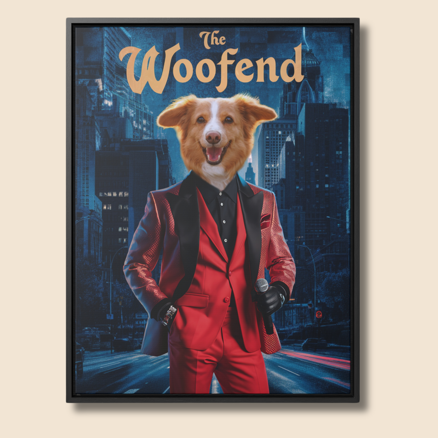 The Woofend Dog Portrait – Custom Pet Art for Your Furry Superstar