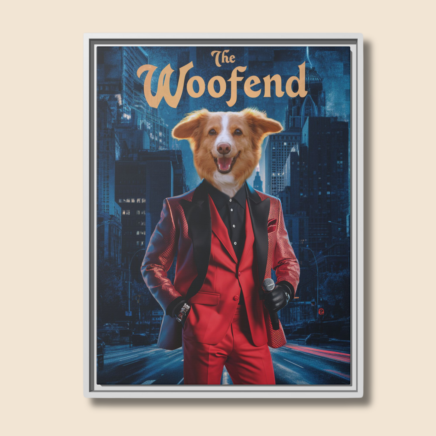 The Woofend Dog Portrait – Custom Pet Art for Your Furry Superstar