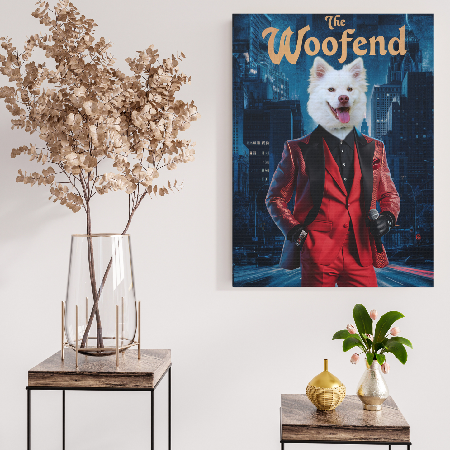 The Woofend Dog Portrait – Custom Pet Art for Your Furry Superstar