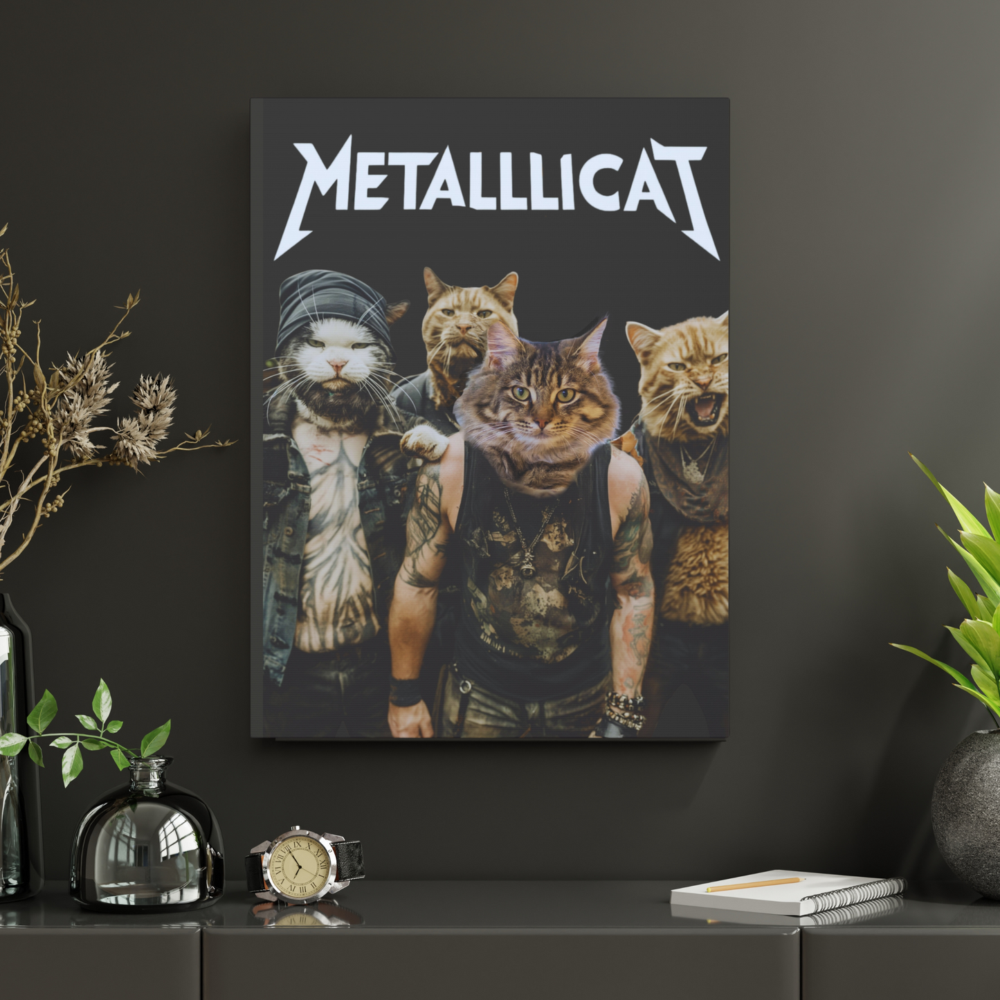 Metallicat: The Ultimate Rockstar Cat Poster