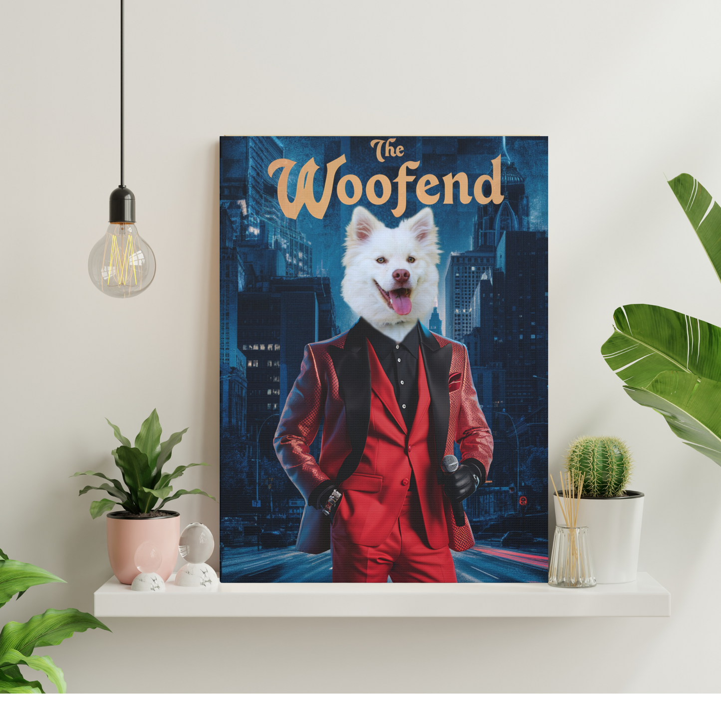 The Woofend Dog Portrait – Custom Pet Art for Your Furry Superstar