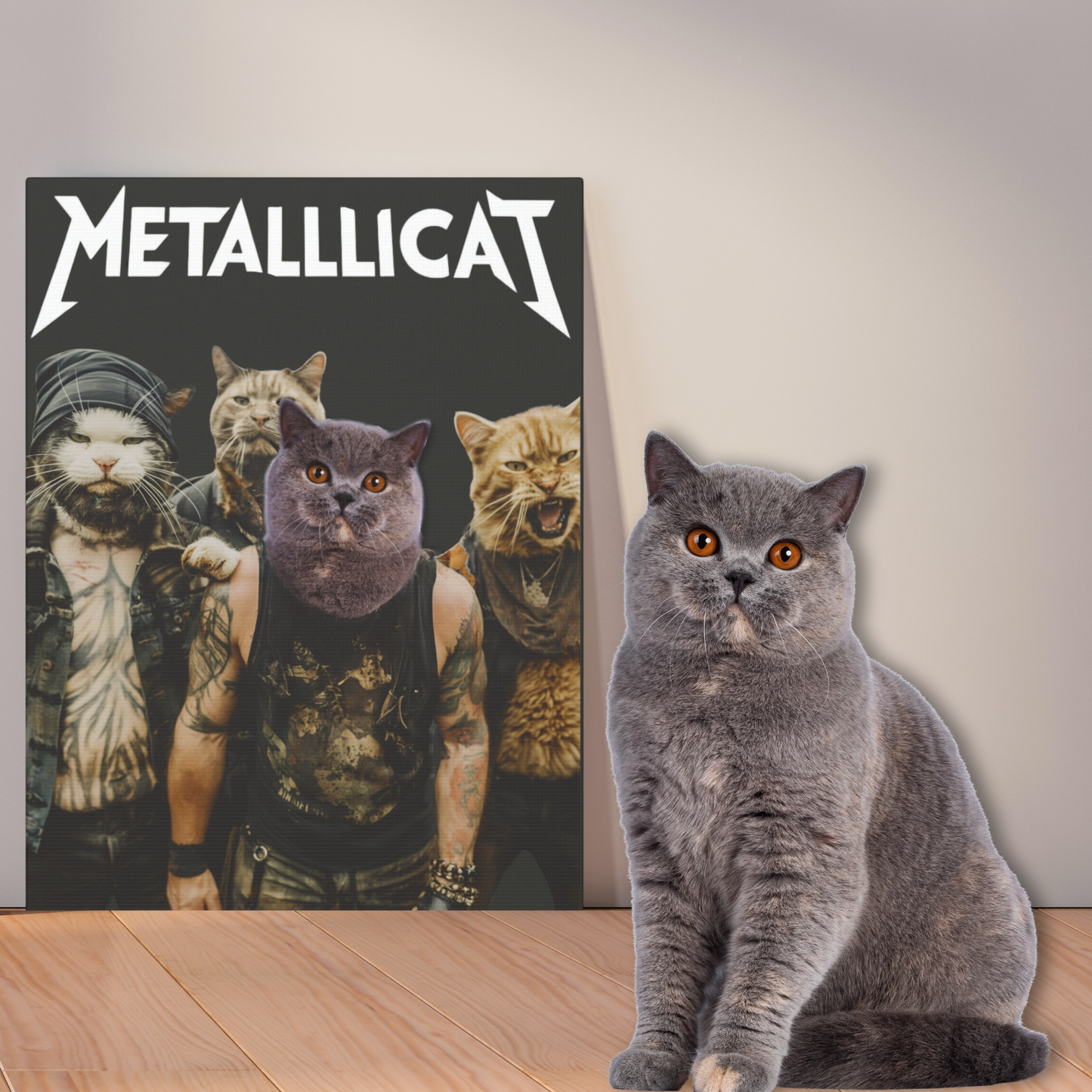 Metallicat: The Ultimate Rockstar Cat Poster